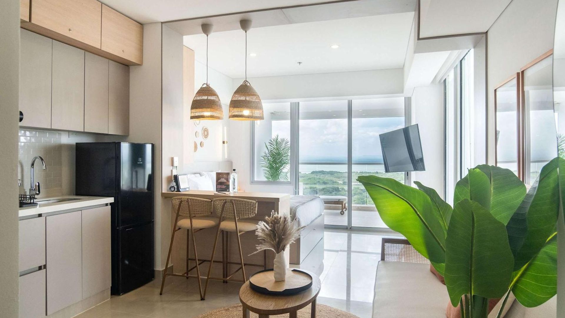 Elegant Beachview 1br With Balcony In Crespo Apartamento Cartagena